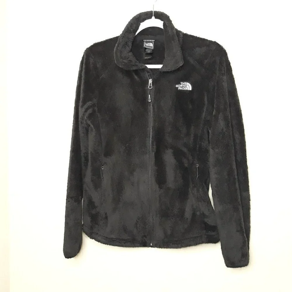 The North Face Black Osito Fleece Full-Zip Jacket M Outdoors Hiking